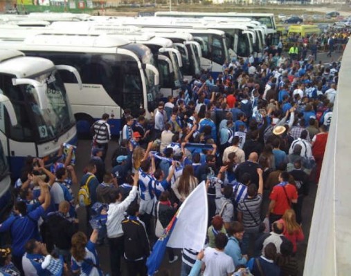 El Hércules anima a sus aficionados a acompañar al equipo en Paterna, pese a no recibir más entradas