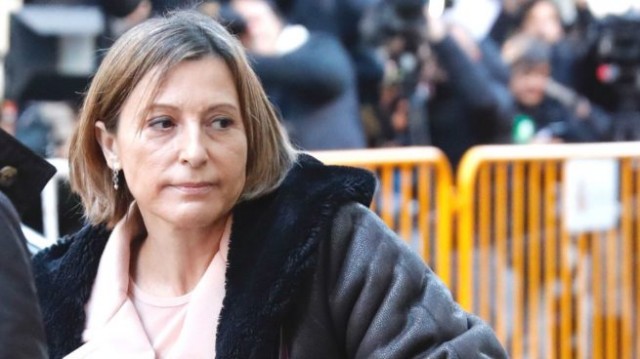 El juez notifica a Forcadell el auto de libertad después de que pagara la fianza de 150.000 euros