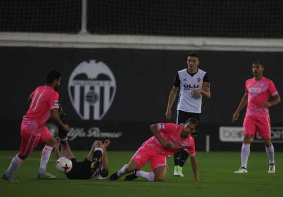 Duro castigo para el VCF Mestalla ante el Hércules CF 
