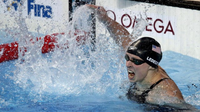 Ledecky comienza el año olímpico como un tiro