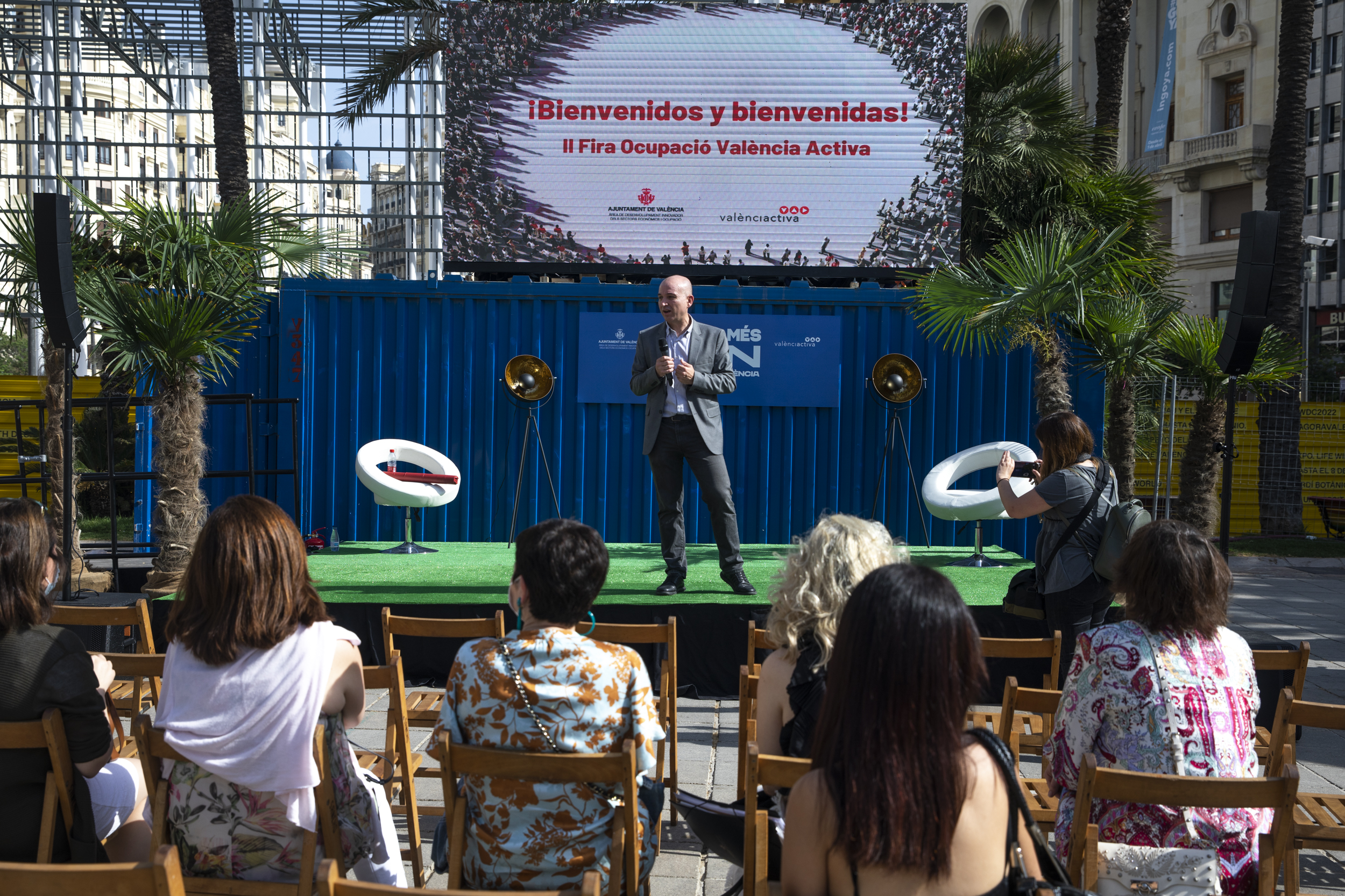 Segunda edición de la 'Fira Ocupació' de València (Fotos: Eva Máñez)