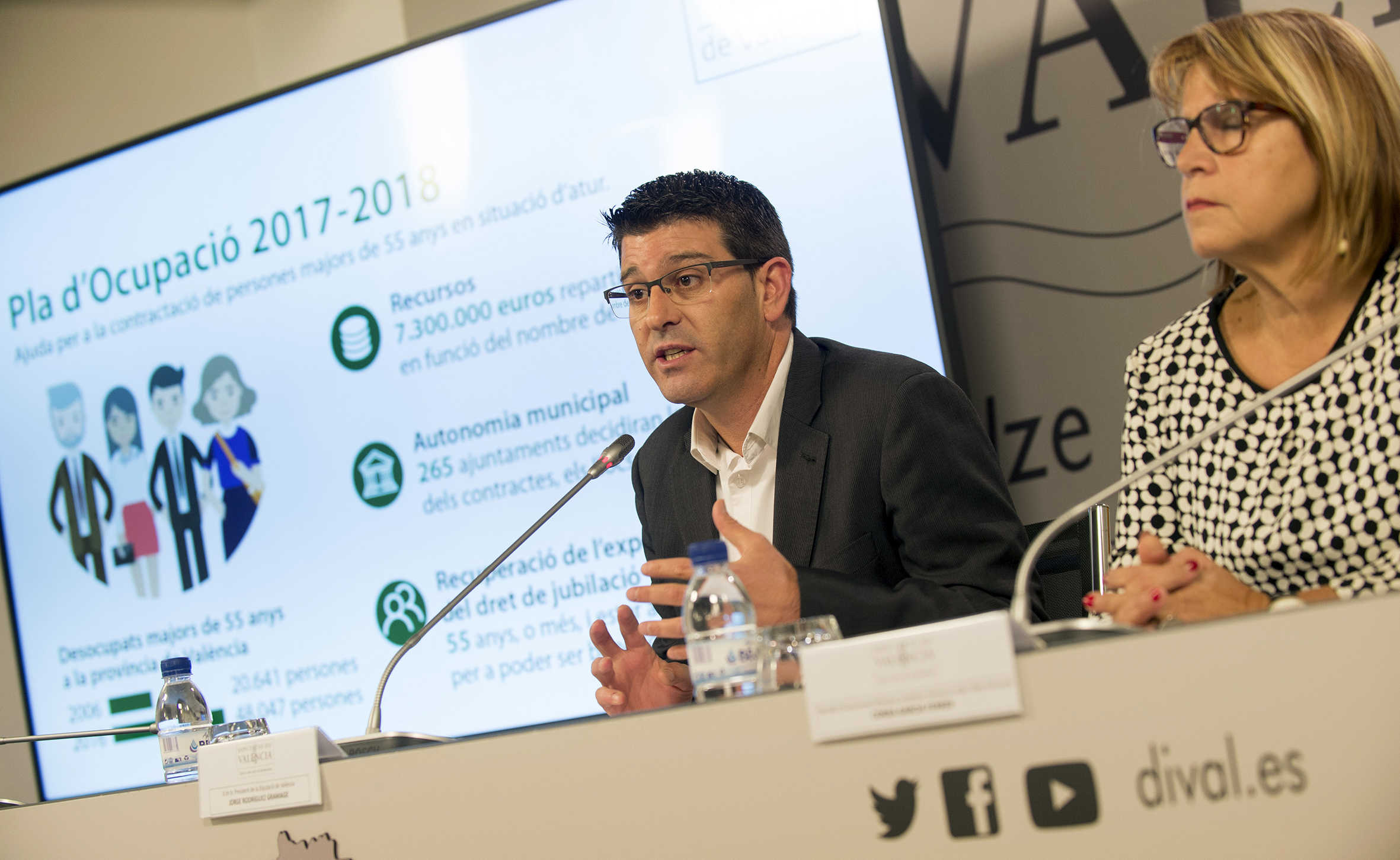  La Diputación de Valencia ayudará a crear 1.000 empleos para personas de más de 55 años