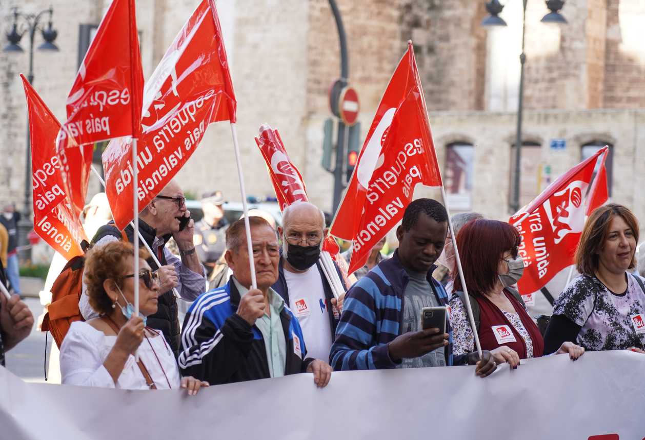Manifestación del 1 de mayo en Valencia (Fotos: Eduardo Manzana)