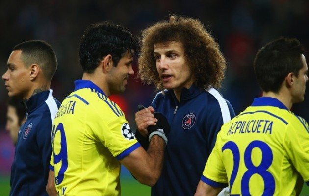 David Luiz anima a Diego Costa a fichar por el PSG