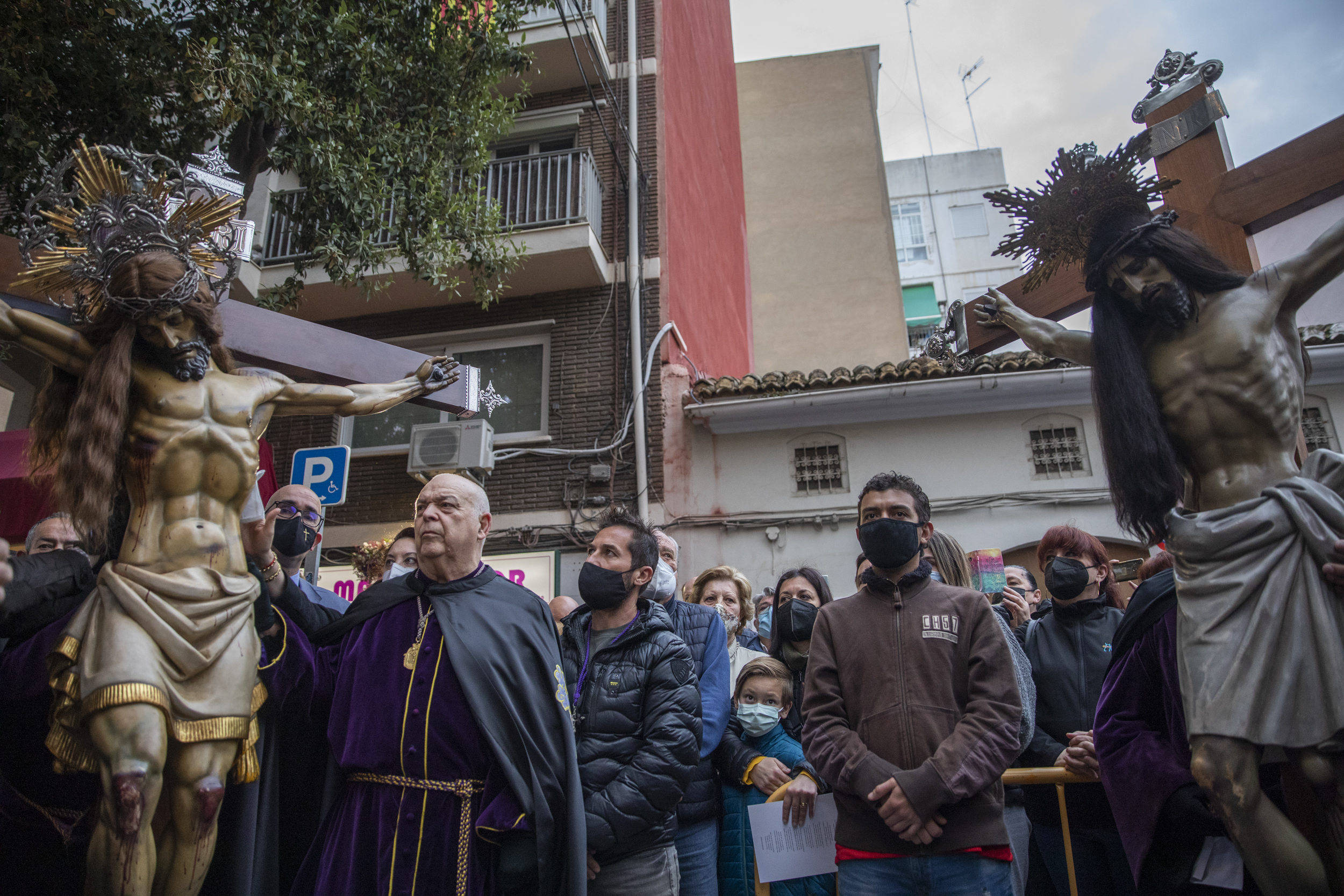 Encuentro de los Cristos y Oración por los difuntos en el mar en la Semana Santa Marinera (Fotos: Eva Máñez)