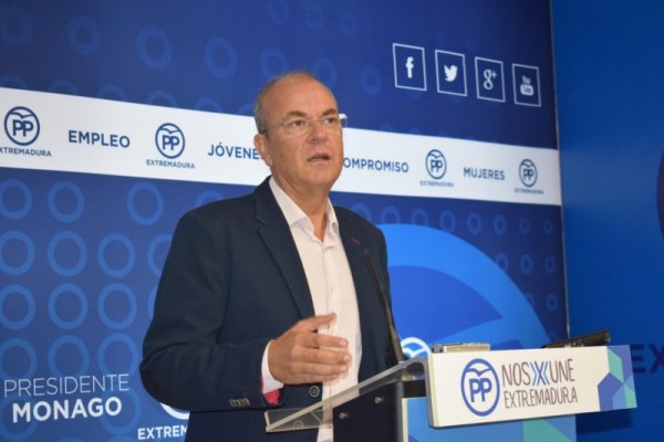 El PP sí acude a la manifestación unitaria de todos los extremeños 
