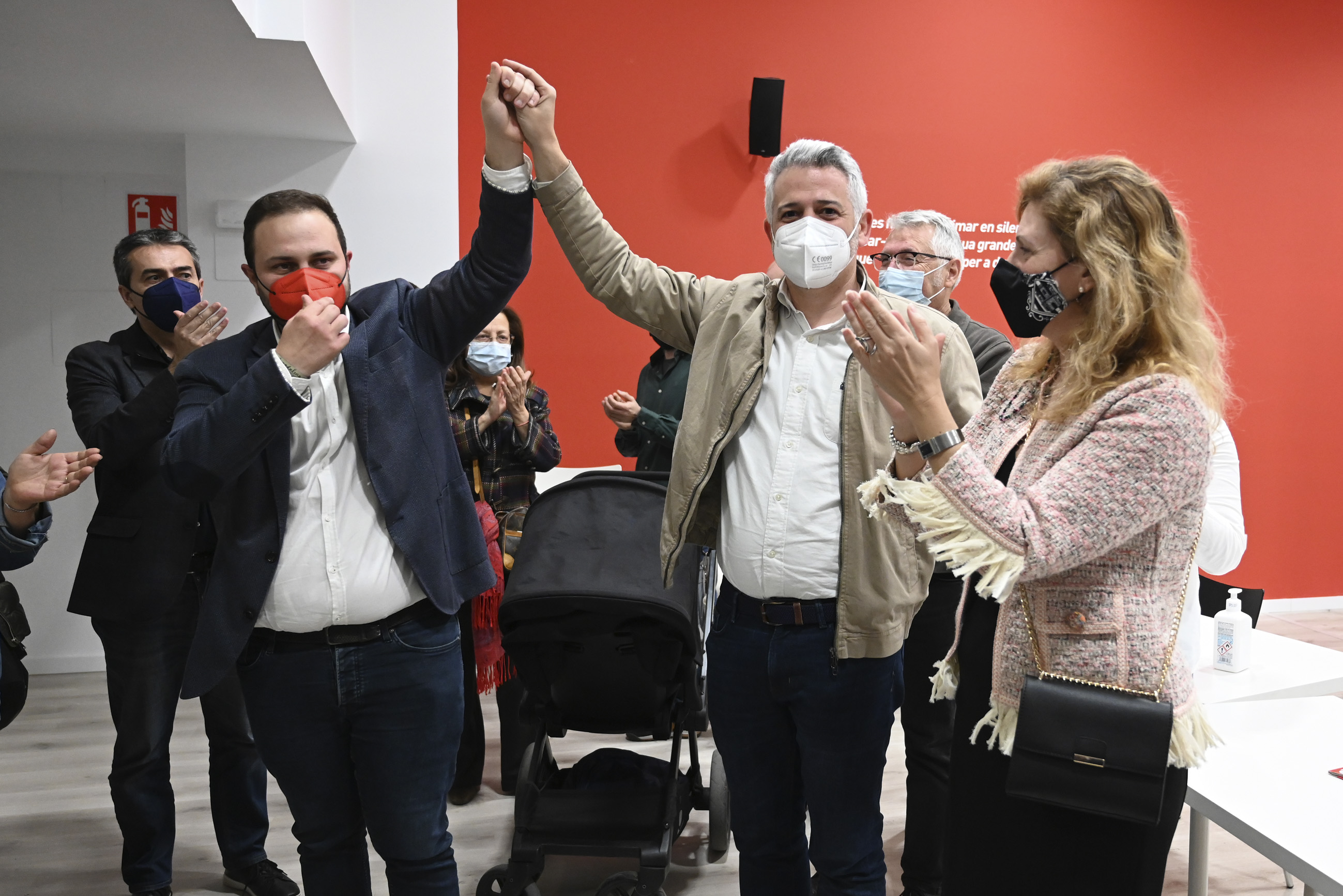 Asamblea del PSPV de Castelló para proclamar a Renau como secretario general (Fotos: Carlos Pascual)