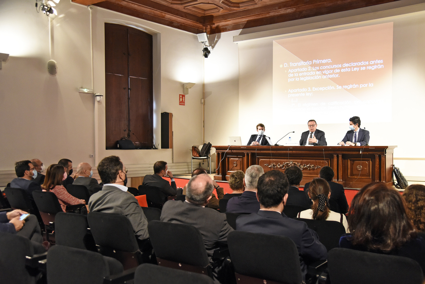 Presentación del Club Español de Derecho de la Insolvencia en La Nau (Fotos: Daniel García-Sala)