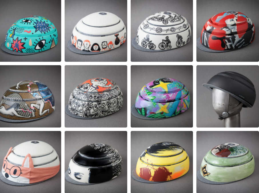 El Centre del Carme colabora con una subasta solidaria de cascos de bici