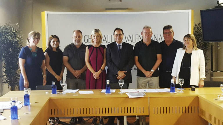 La comisión de diálogo del sector público, el día de su constitución - 