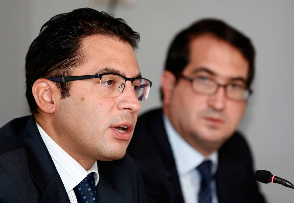 Miguel Cardoso (izda.), economista jefe para España de BBVA Research. Foto: EFE - 