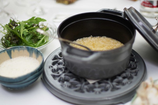 Arroz meloso con champiñones en Riff