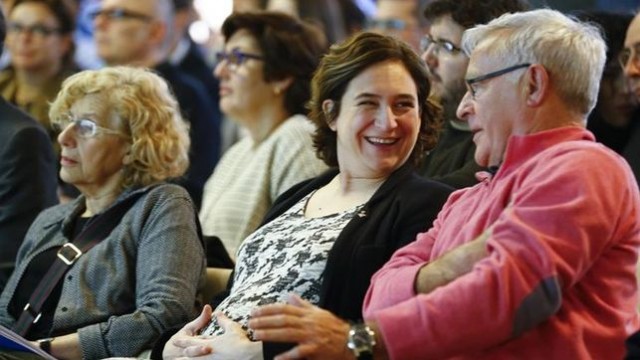 Colau quiere que Barcelona haga frente común con València por el Corredor Mediterráneo