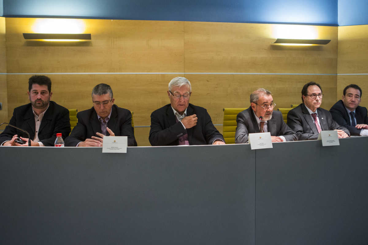 Reunión de los órganos de gobierno de Feria Valencia. Foto: EVA MÁÑEZ - 
