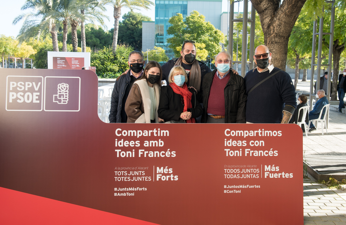 Toni Francés presenta su candidatura al PSPV de Alicante (Fotos: Rafa Molina)
