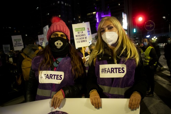 Manifestación contra la violencia de género en Valencia 25N 2021 (Fotos: Eva Máñez)
