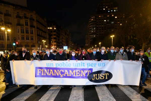 Manifestación 'Per un finançament just' 2021 (Fotos: Kike Taberner)
