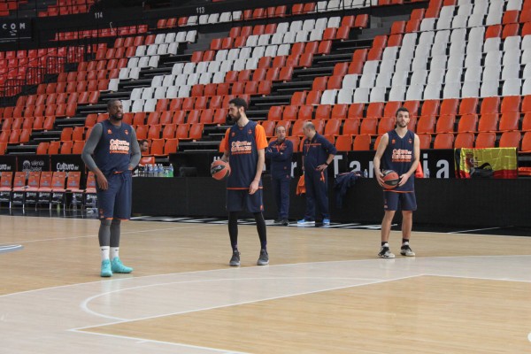 Valencia Basket vuelve al trabajo tras dos días de descanso
