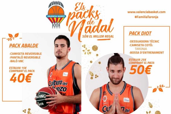 Los packs navideños llegan a la Tienda Oficial del Valencia Basket