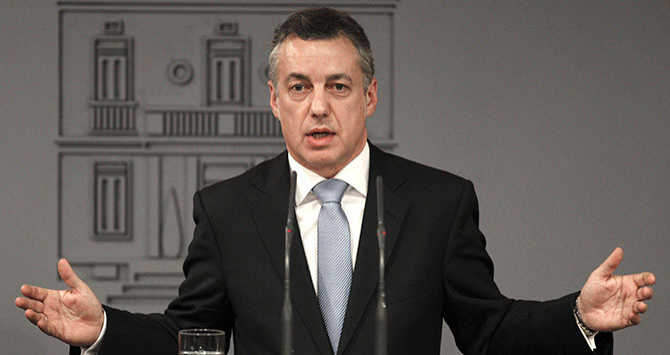 Iñigo Urkulluy, lendakari del Gobierno Vasco - 