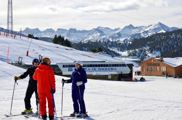 Baqueira Beret roza los 120 km de pistas para el fin de semana