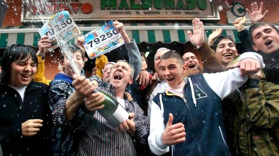 Ganadores de la Lotería. Foto: EFE - 