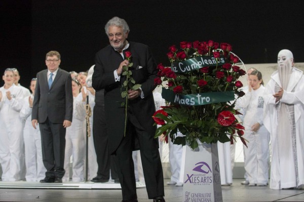 El feliz cumpleaños de Plácido Domingo en Valencia