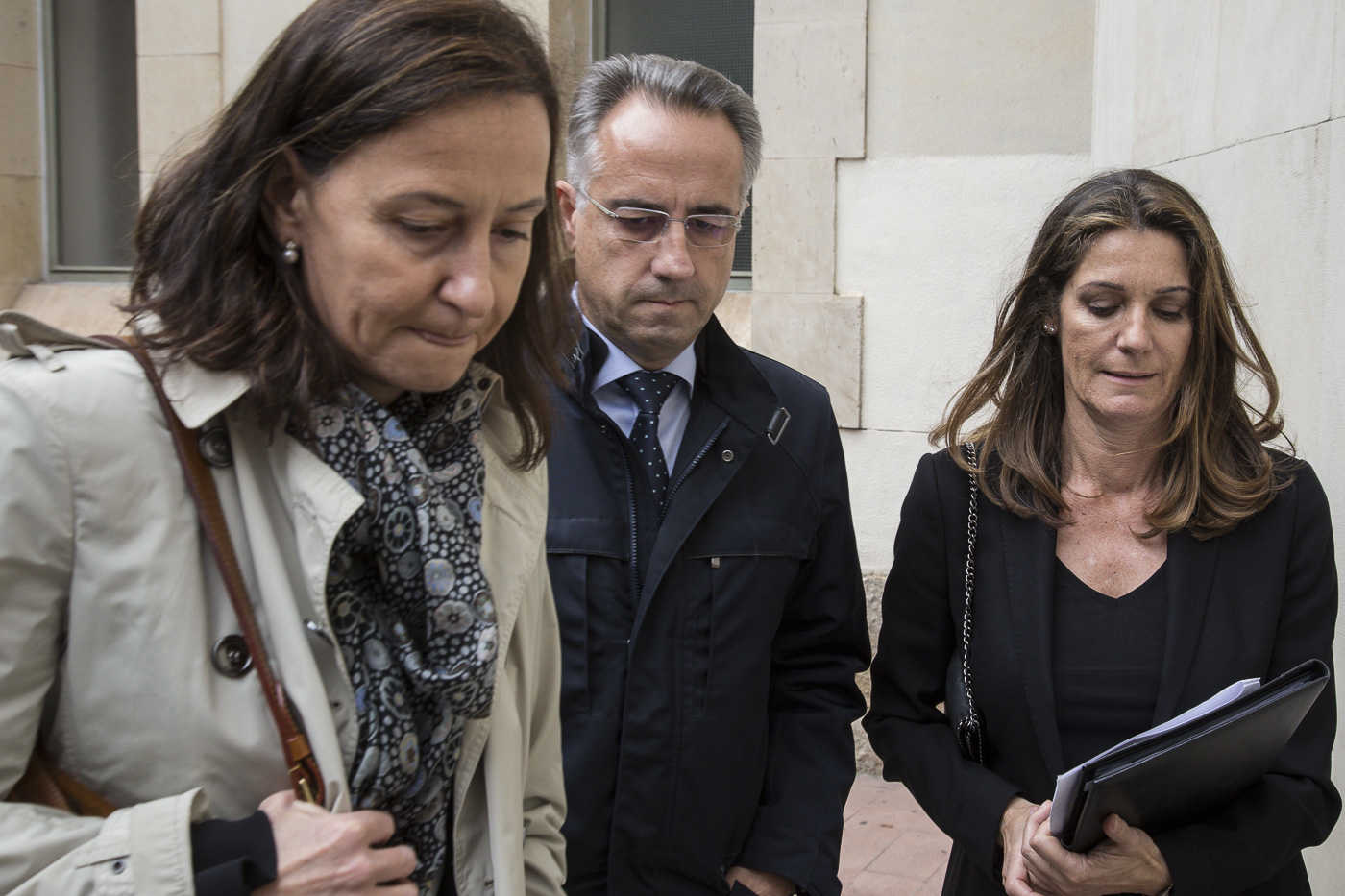 Vicente Sala, el día que acudió a testificar por el asesinato de su madre. Foto: PEPE OLIVARES - 