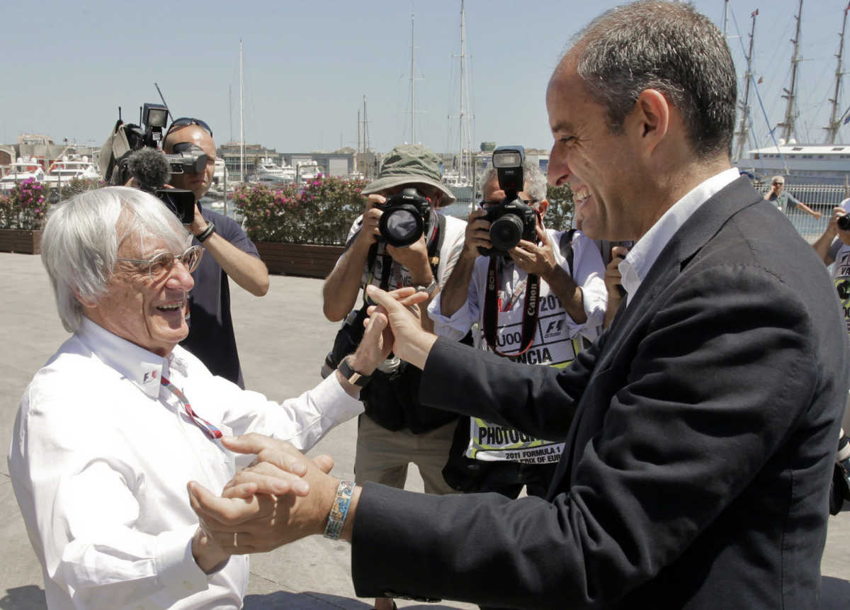 Ecclestone y Camps. - 