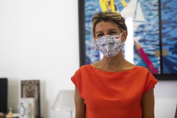 La ministra de Trabajo, Yolanda Díaz, visita València (Fotos: Eva Máñez)  