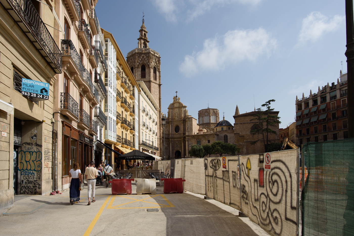 Así avanzan las obras de la Plaza de la Reina (Fotos: Kike Taberner)