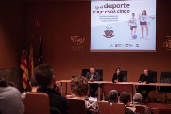Arranca el programa ‘Elige esos cinco’ para la prevención de la violencia en el deporte
