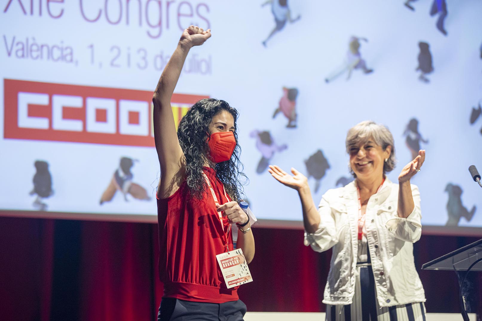 Elección de Ana García como líder de CCOO PV en el XII Congreso del sindicato (Fotos: Marga Ferrer)