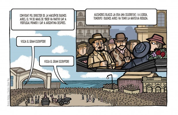 La vida de Blasco Ibáñez: el cómic que revisita la vida y milagros del valenciano universal 