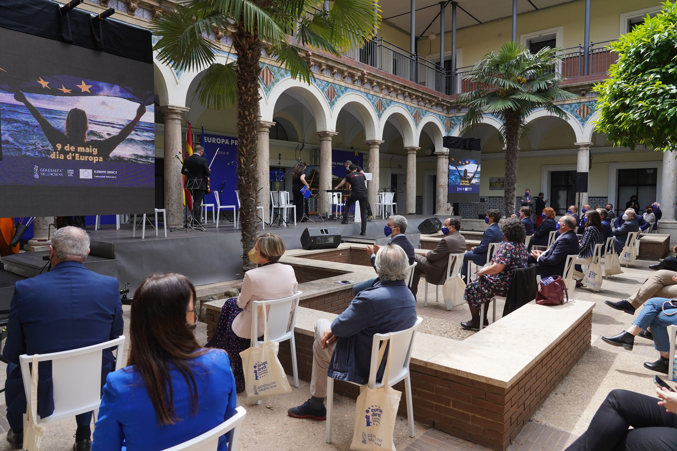 Acto institucional en conmemoración del Día de Europa (Fotos: Eduardo Manzana)