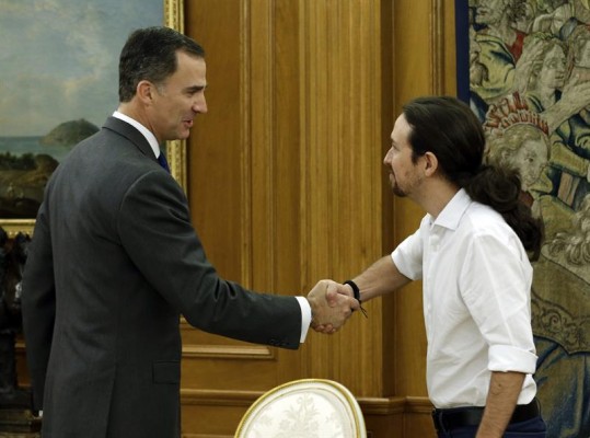Iglesias anuncia al Rey su voluntad de formar 