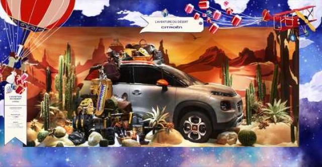 El nuevo SUV Compacto Citroën C3 Aircross celebra la magia de la navidad en París