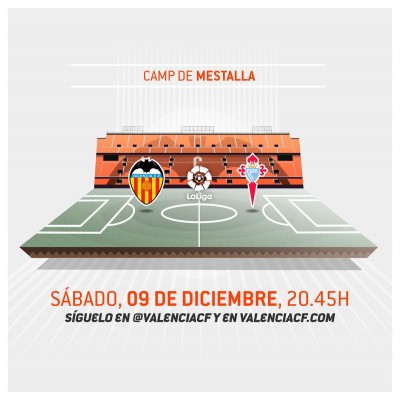 Sigue en directo el Valencia CF - Celta de Vigo