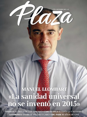 Manuel Llombart, director general del IVO, portada de Plaza en diciembre