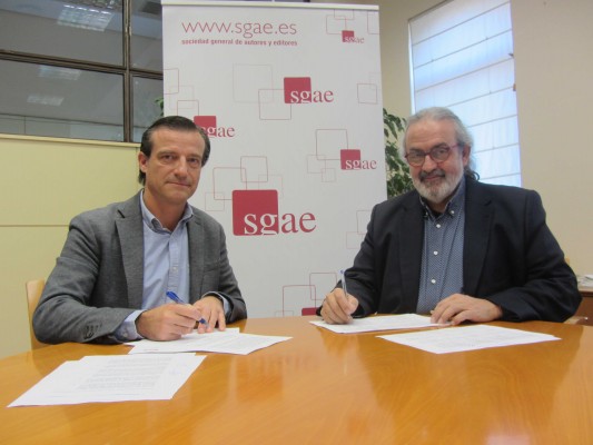 SGAE y las sociedades musicales firman un acuerdo para reforzar los derechos de autor