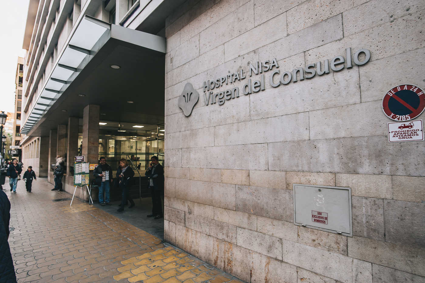 Entrada al Hospital Nisa Virgen del Consuelo. Foto: KIKE TABERNER - 