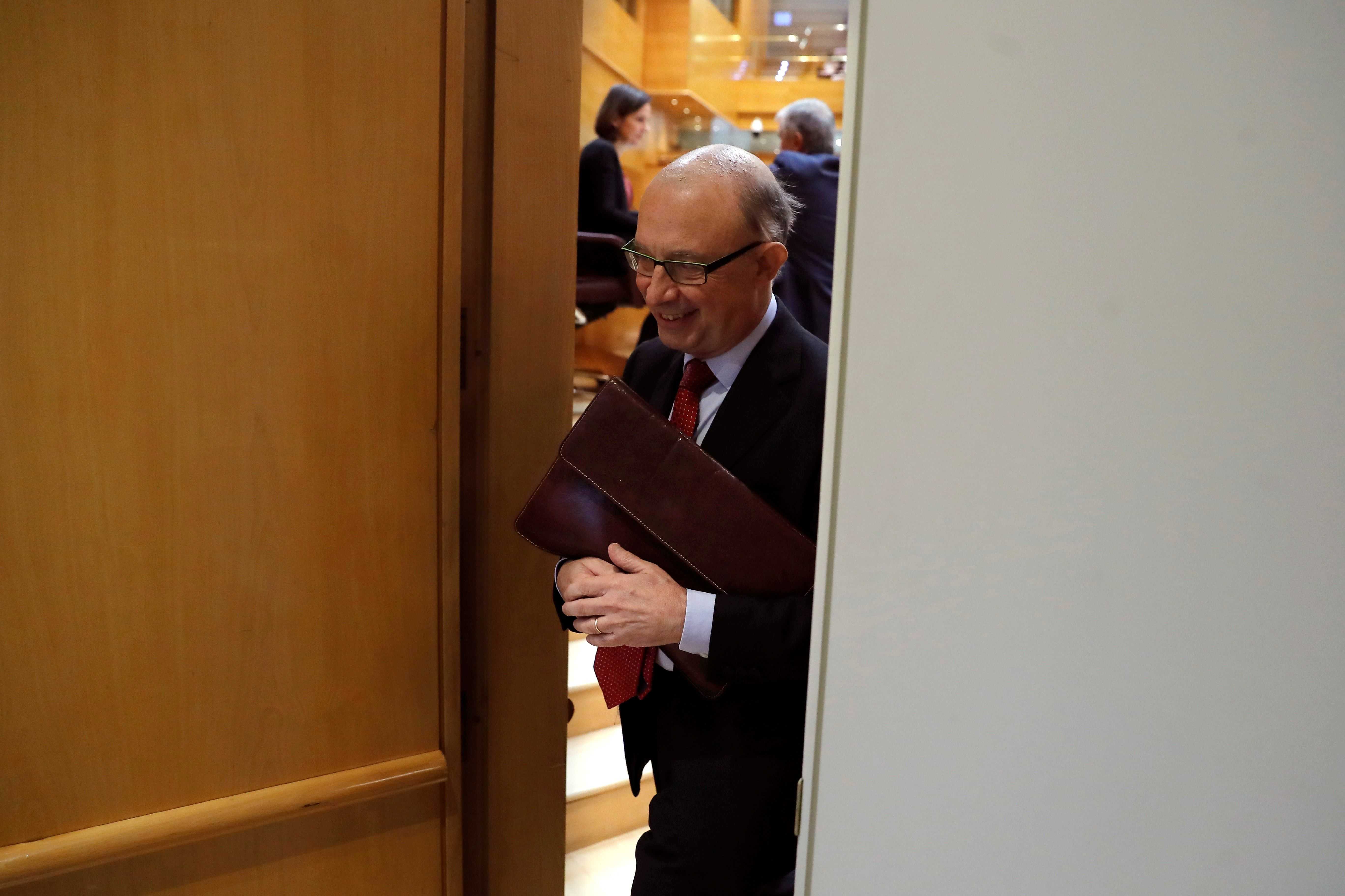 Cristóbal Montoro, el pasado martes. Foto: EFE/Juan Carlos Hidalgo - 