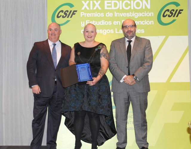 CSIF premia el trabajo 'La tuberculosis como enfermedad reemergente' en su gala de riesgos laborales