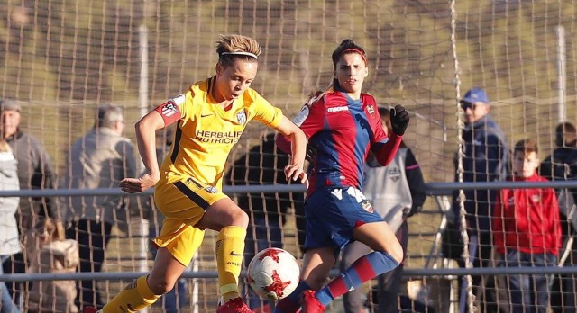 El Atlético no dio opción al Levante que tuvo dos minutos fatídicos