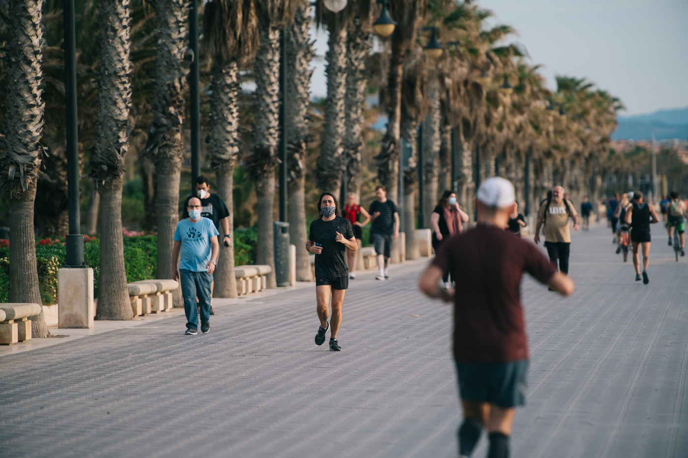 Primer día de salida de los deportistas en València (Fotos: Kike Taberner)