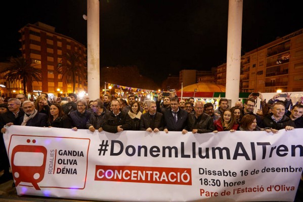 El tren de la costa se queda en la prologanción del tramo Gandia-Oliva