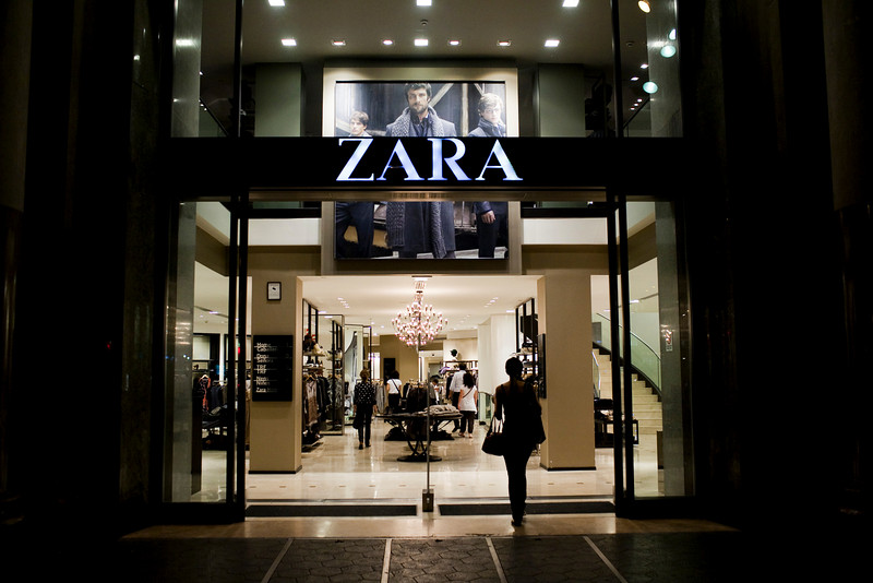 Inditex complica su aspecto gráfico en bolsa