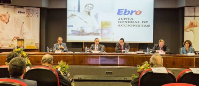 Ebro Foods repetirá dividendo en 2018 con 0,57 euros por acción