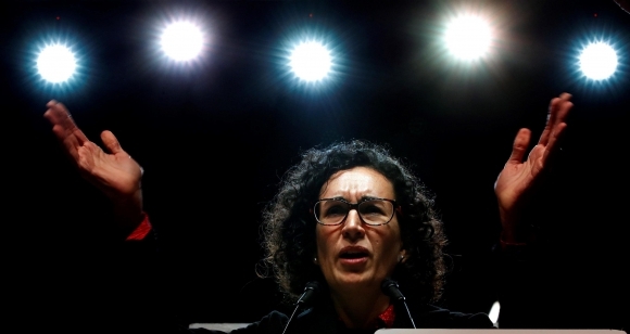 La secretaria general de ERC y número 2 en la lista electoral, Marta Rovira. Foto: EFE - 