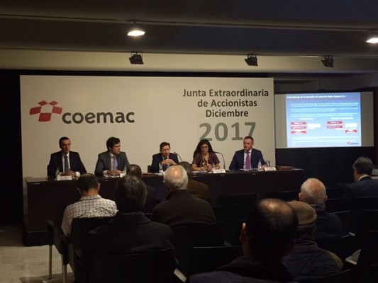Coemac vende la totalidad de su participación mayoritaria en el negocio de yesos